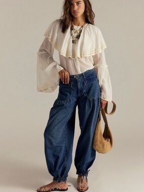 WE THE FREE Lotus Baggy Balloon Jeans